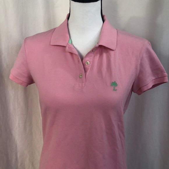 Lily Pulitzer pink island polo small - Picture 3 of 8